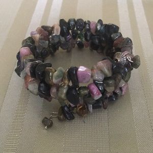 Bracelet with stone beads